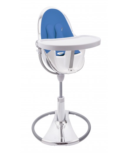 Стільчик для годування Bloom Fresco White+riviera blue E10535-W\\E10540-RBL Стільчик для годування Bloom Fresco White+riviera blue E10535-W\\E10540-RBL