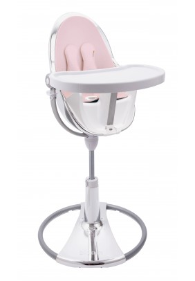 Стульчик для кормления Bloom Fresco White+rosewater E10535-W\E10540-RWL