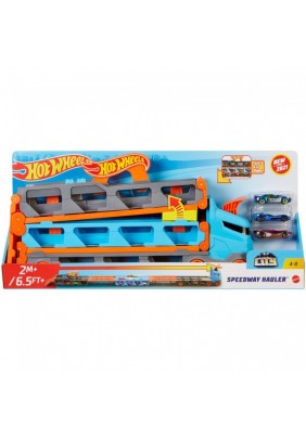 Машина Hot Wheels Транспортер Суперперегони GVG37