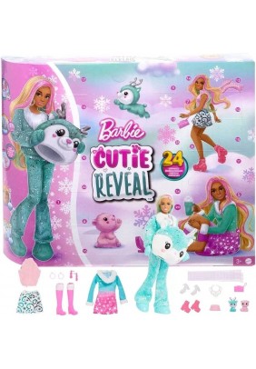Адвент-календарь Barbie Cutie Reveal HJX76