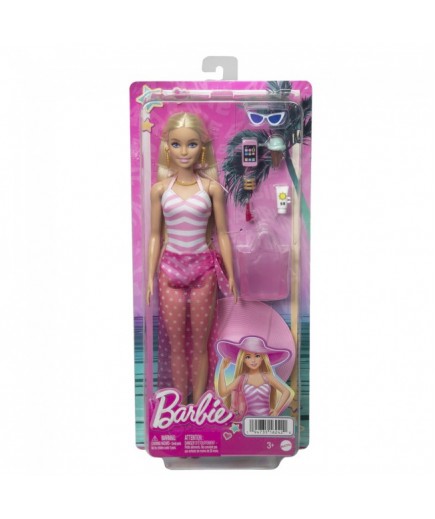 Лялька Barbie Пляжна прогулянка HPL73 Лялька Barbie Пляжна прогулянка HPL73
