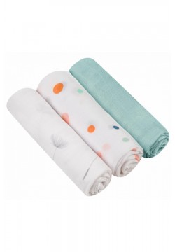Пеленальний набір Lionelo Bamboo Set Dot 3шт LO-BAMBOO SET DOT
