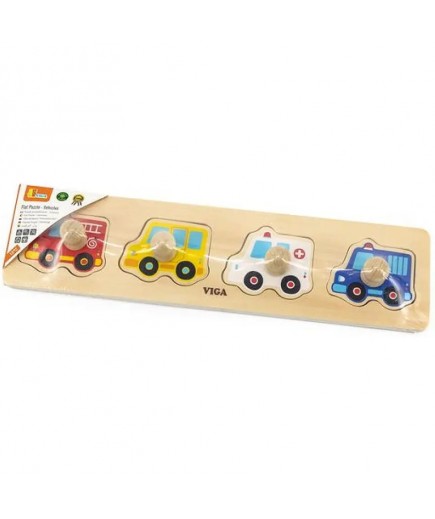 Рамка-вкладиш Viga Toys Машини 44535 Рамка-вкладиш Viga Toys Машини 44535