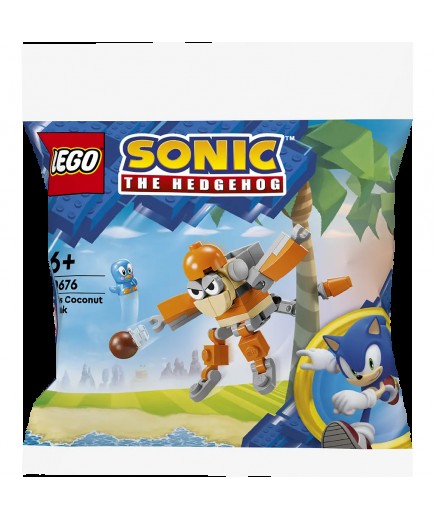 Конструктор Lego Sonic Кокосова атака Кікі 42дет 30676 Конструктор Lego Sonic Кокосова атака Кікі 42дет 30676