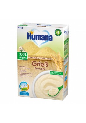 Каша безмолочна органічна пшенична Humana 200г 108777 - 
