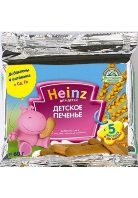 Печиво дитяче Heinz 60г 1609011 - 