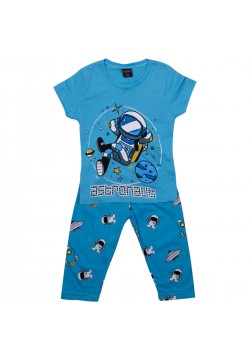 Пижама (футболка+бриджи) 80-122 Vitmo 20512,20529-Голубой