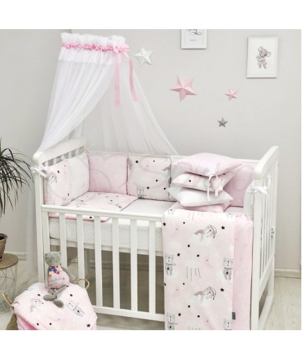 Постільний комплект Маленька Соня Baby Design Коти в хмарах 7од 0120398