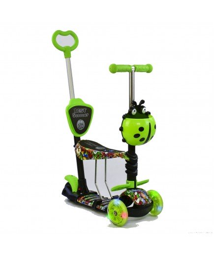 Самокат Best Scooter 3-х колісний з ручкою 5в1 97630 Самокат Best Scooter 3-х колісний з ручкою 5в1 97630