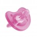 Пустушка силіконова Physio Soft 1шт 6-12м (рожевий)