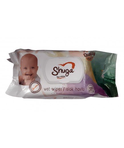 Серветки вологі Shuga 120шт W120 Серветки вологі Shuga 120шт W120