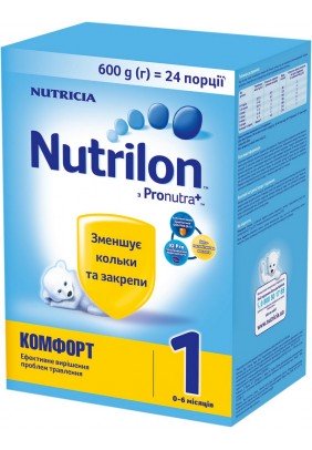 Суміш Nutricia Нутрілон Комфорт-1 600г 38533