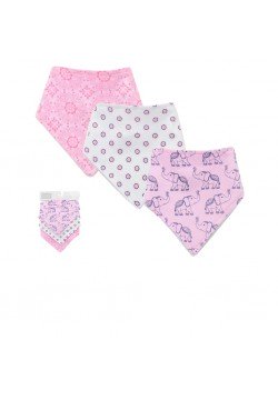 Нагрудник (слюнявчик) Hudson Baby 51074-Розовый/синий