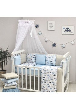 Постільний комплект Маленька Соня Baby Design City 7од 0120108