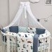 Постільний комплект Маленька Соня Baby Design Діно2 7од 0119186 фото 4