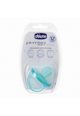 Пустушка силіконова CHICCO Physio Soft 12м+ 1шт 02713.21 - 