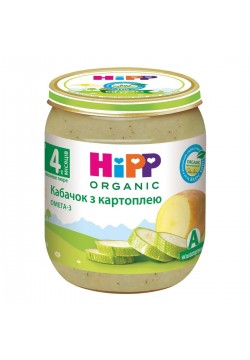 Пюре цукіні з картоплею HIPP 125г 4022