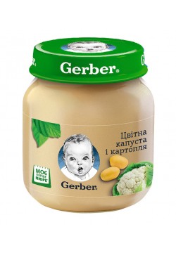 Пюре цвітна капуста, картопля Gerber 130г 078761