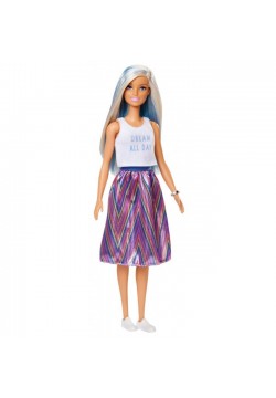 Кукла Модница с голубыми прядями Barbie FXL53