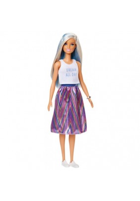 Лялька Модниця з блакитними прядками Barbie FXL53 - 
