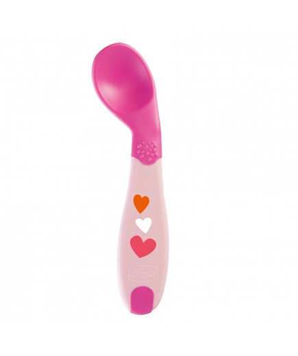 Ложка Chicco First Spoon 8м+ рожева 16100.10