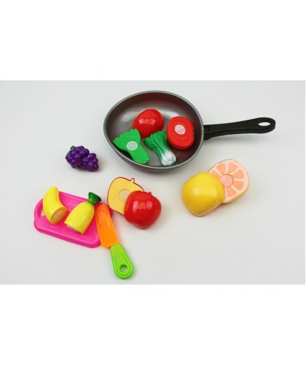 Набір фруктів і овочів зі сковородою Toys K 7013C