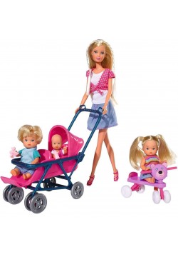 Кукла Steffi & Evi Love Штеффи с детьми и аксессуарами 5736350