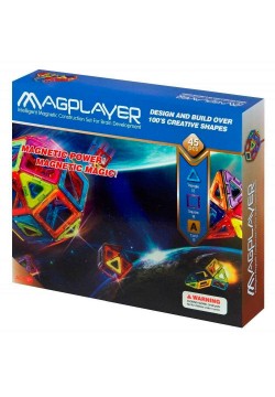 Конструктор магнітний Magplayer 45дет MPA-45