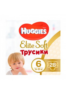 Подгузники-трусики Huggies Elite Soft Pants 6 28шт 47718