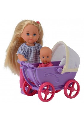 Лялька Steffi & Evi Love Еві з малюком в колясці 5736241 - 