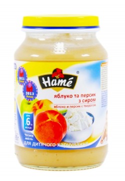 Пюре персик з сиром Hame 190г 1215311