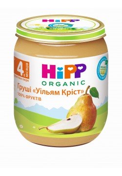Пюре груша Вільямс HIPP 125г 4262