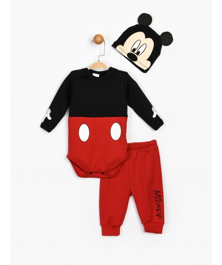 Комплект (боді+штани+шапочка) 62-86 Disney Mickey MC15201