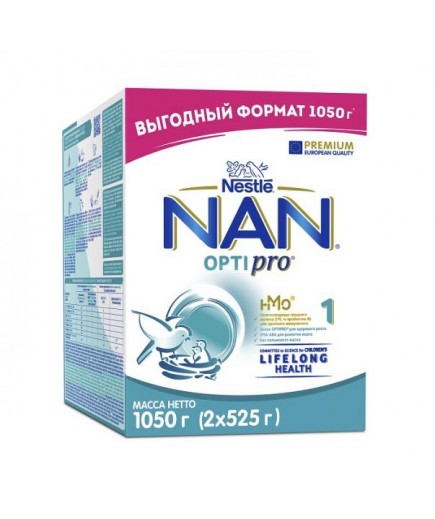 Суміш Nestle Нан-1 Optipro 2*525г 10280346