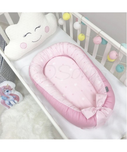 Кокон Маленька Соня Baby Design Зірки на рожевому 5019376 Кокон Маленька Соня Baby Design Зірки на рожевому 5019376