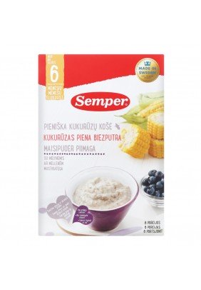 Каша молочна Semper Чорниця 250г 96663