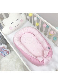 Кокон Маленька Соня Baby Design Зірки на рожевому 5019376
