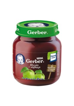 Пюре яблуко і чорниця Gerber 130г 1227221