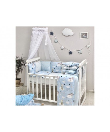 Постільний комплект Маленька Соня Baby Design Коти в хмарах 7од 0120397