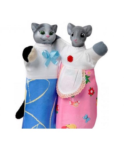 Набір ляльок-рукавиць Чуди сам Кіт і мишка 2 персонажі В 081/082