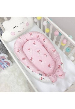 Кокон Маленька Соня Baby Design Premium Фламiнго 5020212