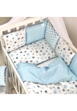 Постільний комплект Маленька Соня Baby Design Premium Stars 7од 0120226