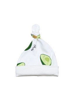 Шапочка 41-43 Minikin Авокадо 2018703-Молочный/зеленый