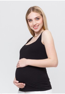 Майка для беременных и кормления S-XL Юла мама Ezra NR-21.073