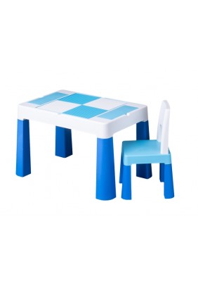Комплект Tega Multifun Eco (стол+стульчик) MF-004-Голубой - 