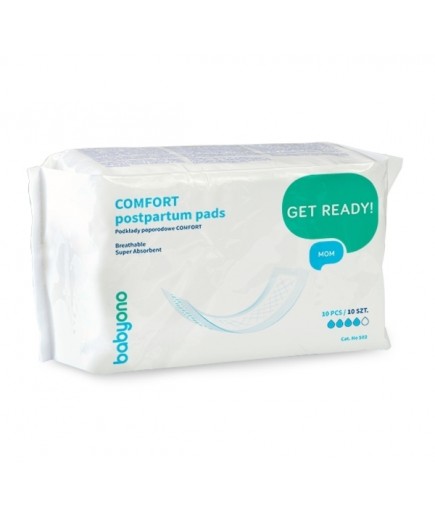Прокладки післяпологові BabyOno Comfort 10шт 502 Прокладки післяпологові BabyOno Comfort 10шт 502