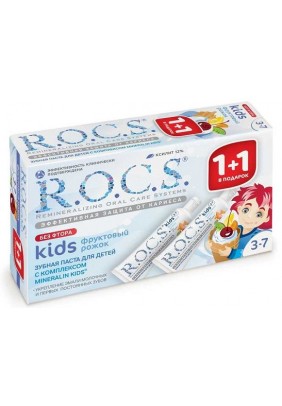 Набір зубна паста R.O.C.S. Фруктовий ріжок 2*45г 08-01-141