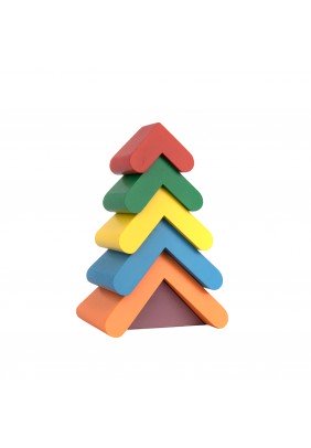Пирамидка Комаров Цветная елка A 348