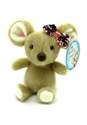 Іграшка м`яка AURORA мишка дівчинка 17см 190063B - 