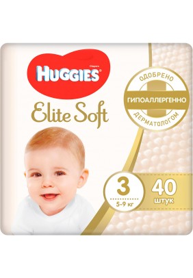 Підгузники Huggies Elite Soft 3 40шт 547770